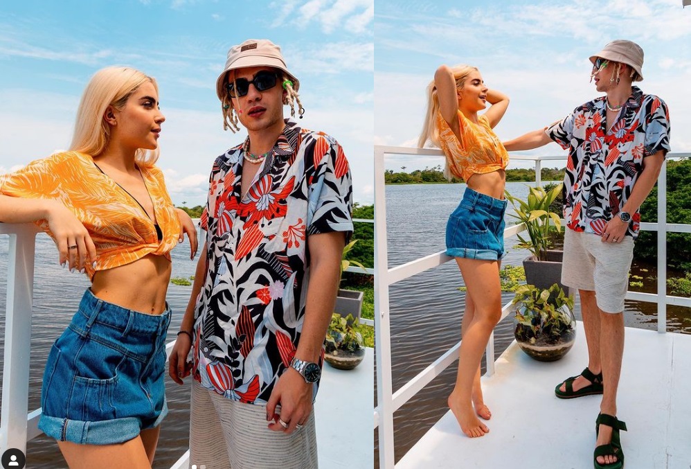 Jade Picon, Leo Picon e João Guilherme mostram fotos de passeio de barco no Amazonas