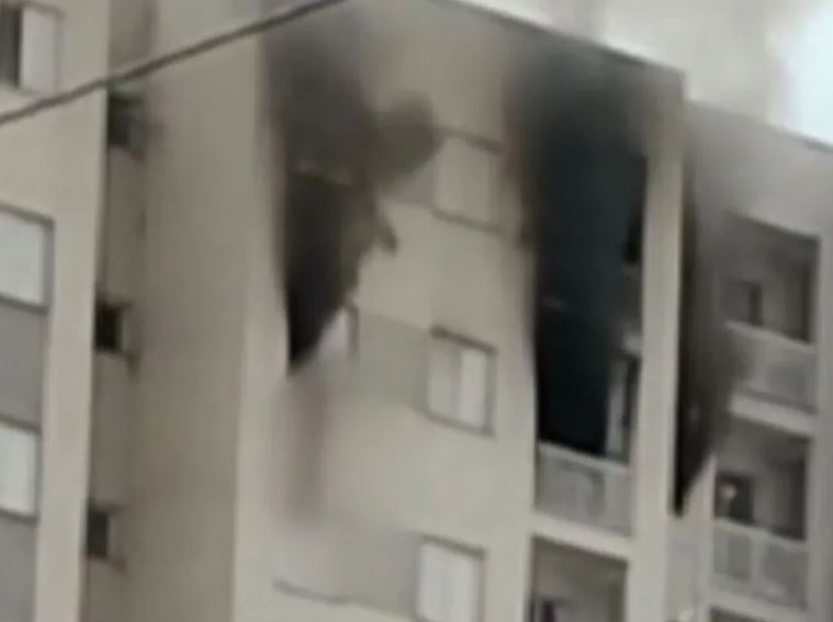 Morador morre ao cair do 11° andar de prédio enquanto tentava escapar de incêndio