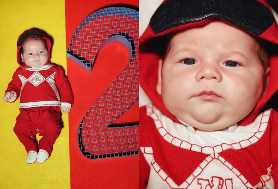 Virgínia comemora 2 meses de José Leonardo e semelhança com irmã mais velha chama atenção