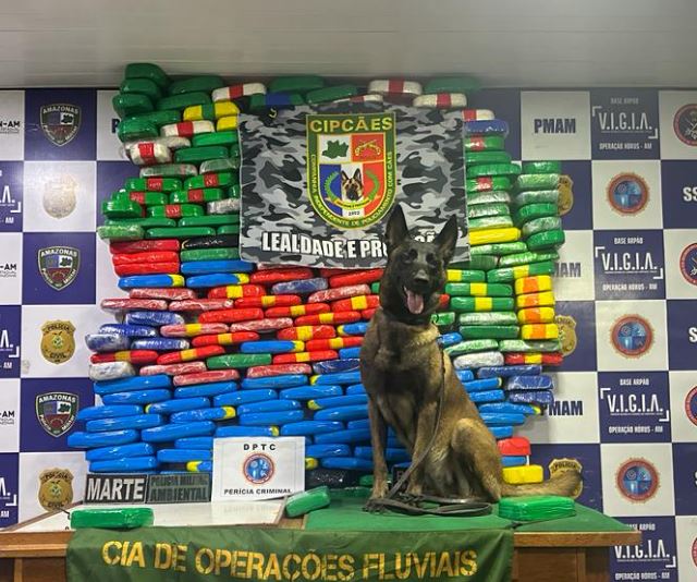 Homem é preso com mais de R$ 13 milhões em drogas escondidas em barco no Amazonas