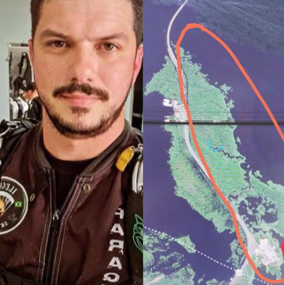 Bombeiros iniciam buscas na selva por paraquedista desaparecido em Manaus