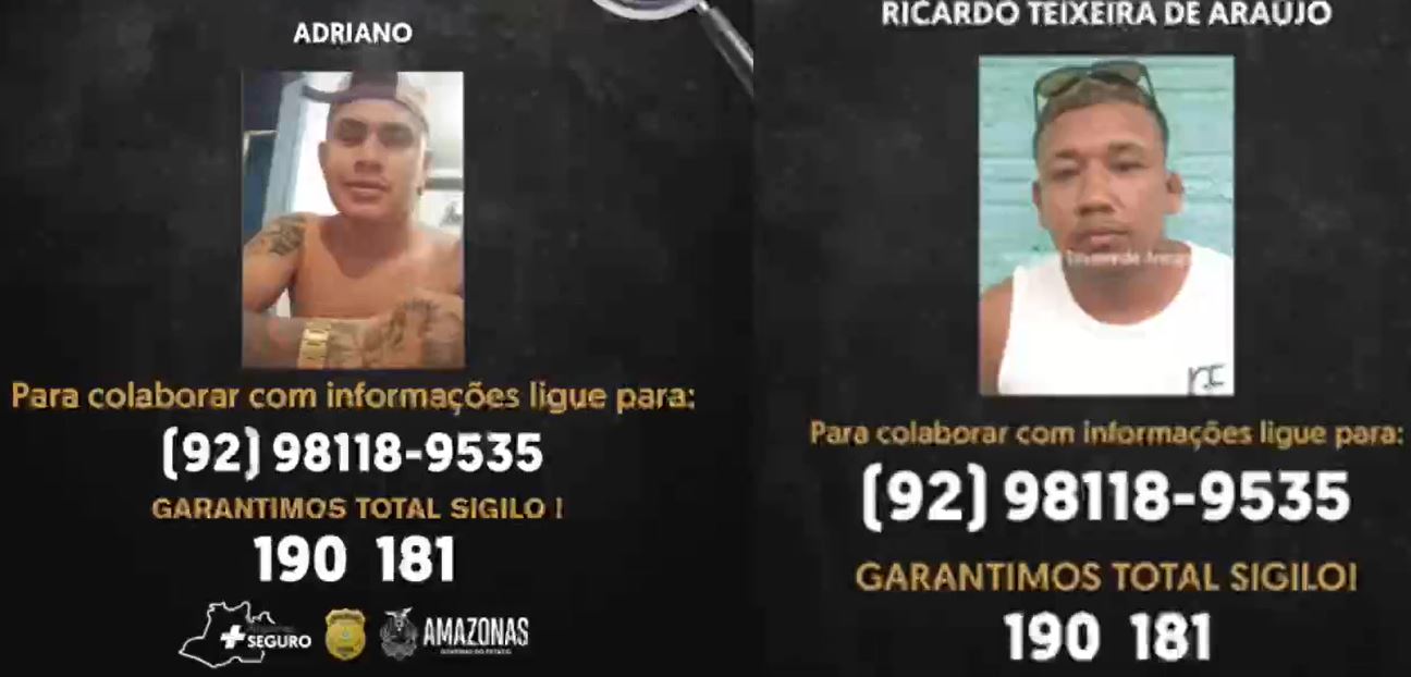 PC procura chefe de facção e 'soldado' envolvidos na morte de barbeiro em Manaus