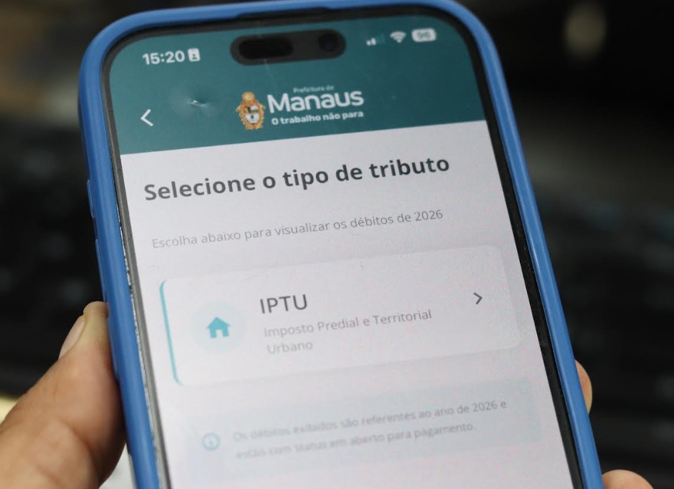 IPTU 2026: Manaus libera consulta e oferece até 12% de desconto para pagamento via app