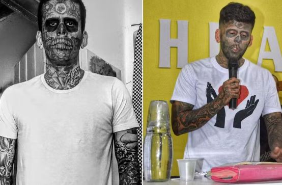 Homem 'mais tatuado do Brasil' se torna evangélico e faz remoção de tatuagens