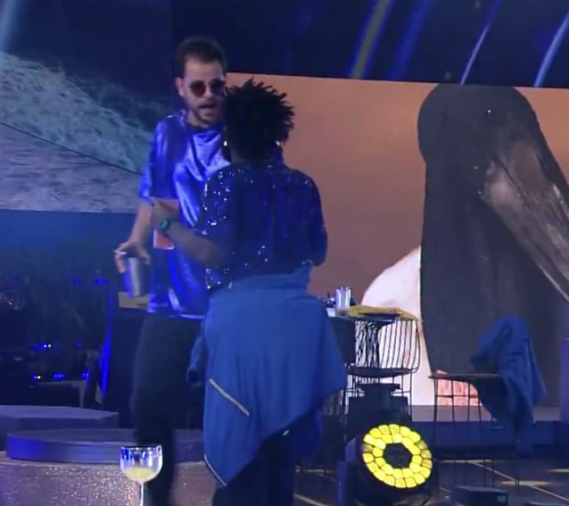 Gustavo e DG se estranham e trocam xingamentos em noite de festa no BBB22: 'Otário'