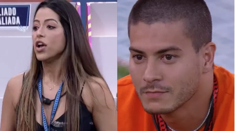Laís acusa Arthur de complô contra ela por medo de enfrentar Jade no paredão