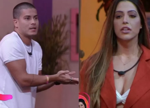 Laís rebate Arthur após brother resgatar treta antiga com Jessi