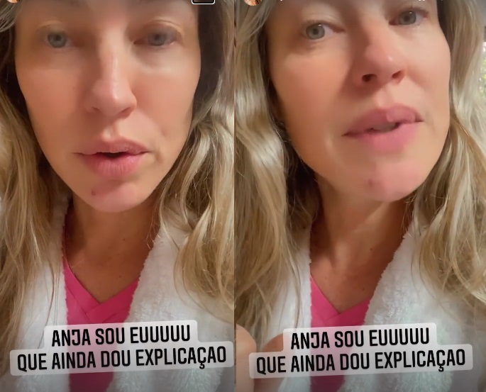Mulher de Scooby liga para Luana Piovani sobre vídeo do Anjo e atriz decide liberar 'presente'