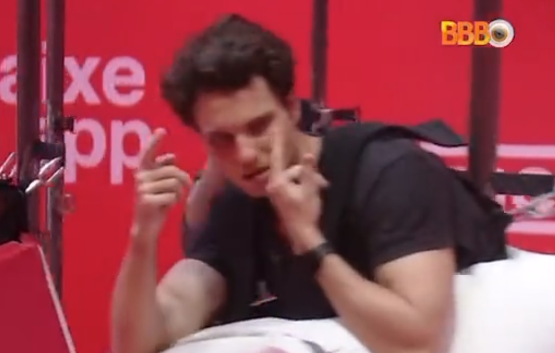 BBB22: Lucas bebe as próprias lágrimas e tem alucinações na Prova de Resistência