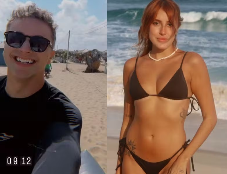 Ex de Sandy, Lucas Lima curte passeio com produtora apontada como affair no Ceará