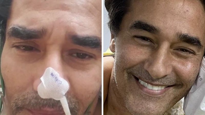 Luciano Szafir vence a Covid e recebe alta após quase 1 mês internado