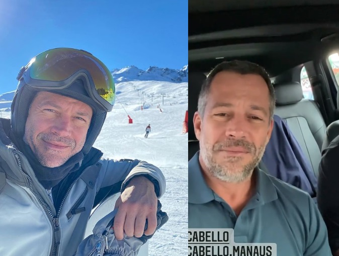 Malvino Salvador chega a Manaus após viagem aos alpes franceses: 'do -5 ºC aos 28 ºC'