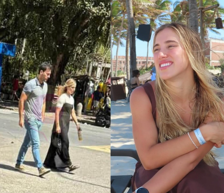 Após polêmica de traição, Manu Cit é vista com noivo no Rio 