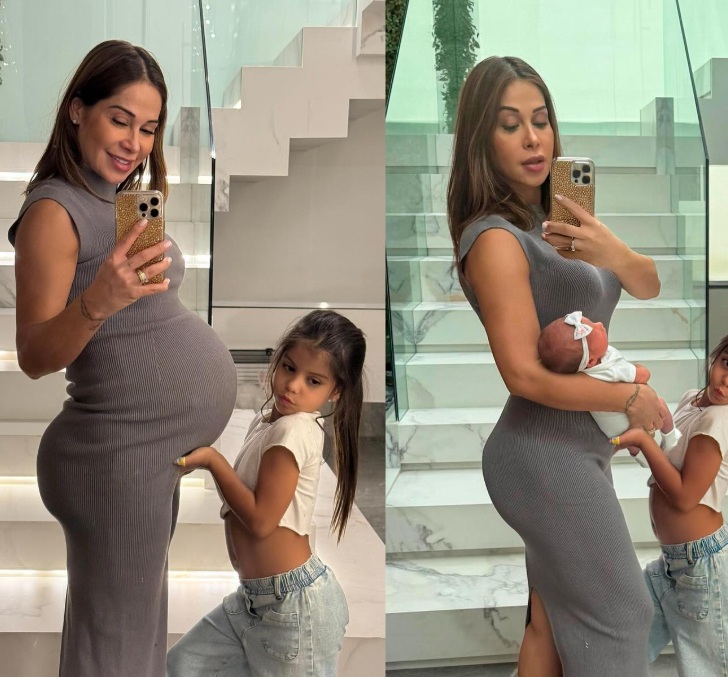 Maíra Cardi decide deletar Instagram após críticas por fotos de 'antes e depois' do parto 