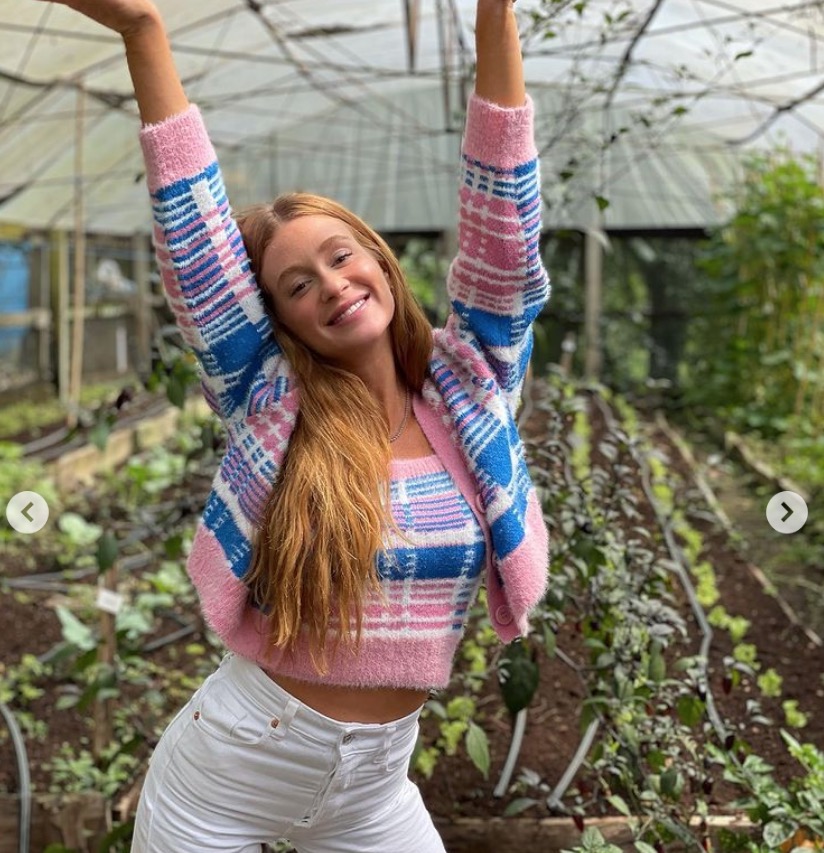 Marina Ruy Barbosa passa temporada na fazenda do namorado Guilherme Mussi