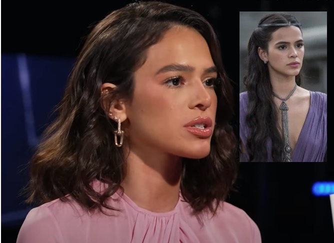 Bruna Marquezine diz que descobriu alguém por trás de ataques durante 'Deus Salve o Rei'
