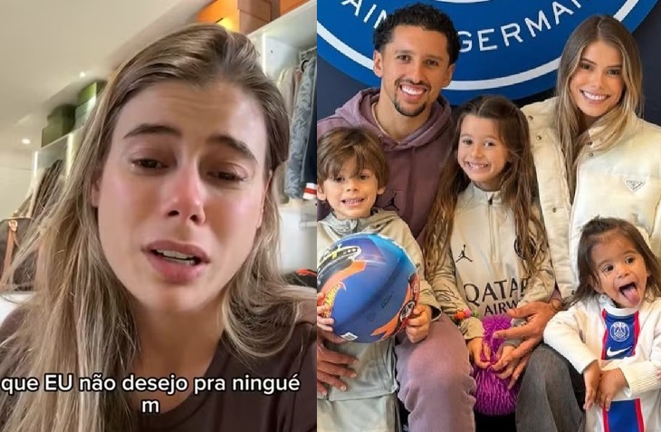 Esposa de Marquinhos, da Seleção, lamenta aborto: 'dor que não dá pra explicar'