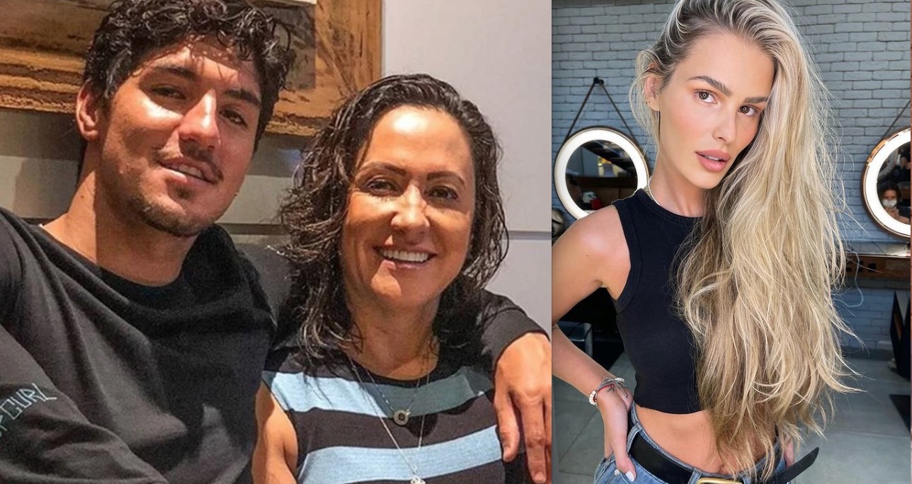Mãe de Medina sobre Yasmin Brunet: chegou pro fim de semana e não saiu mais