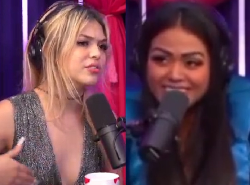 Camila Loures troca farpas com Melody ao vivo no Podcats; assista