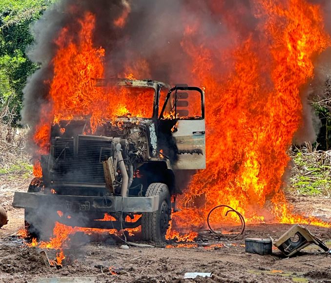 Operação da PF destrói garimpo ilegal no Amazonas e em mais dois estados 