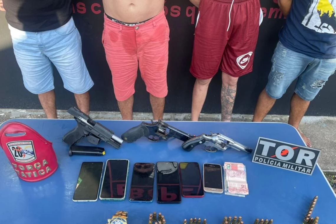 Suspeitos de roubar 60 armas e R$ 300 mil de advogado em Manaus são presos em Roraima 