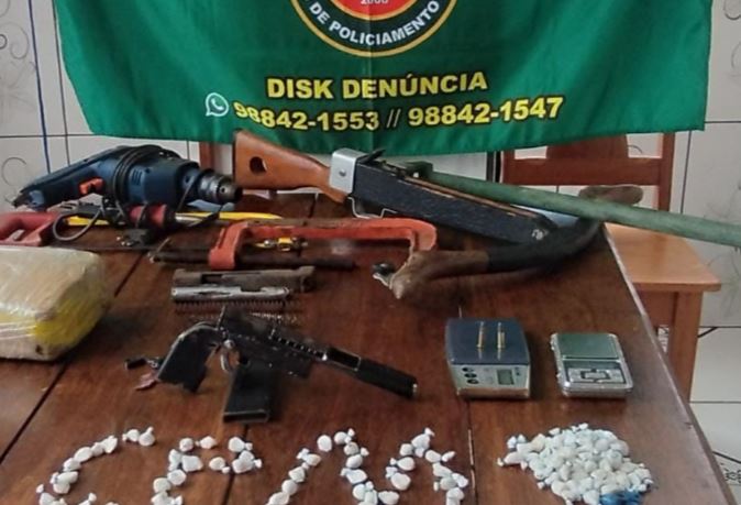 Suspeito de homicídio é preso dentro de fábrica de armas caseiras no Amazonas