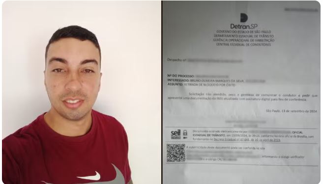 Homem tenta renovar a CNH e descobre que está 'morto' há quase uma década