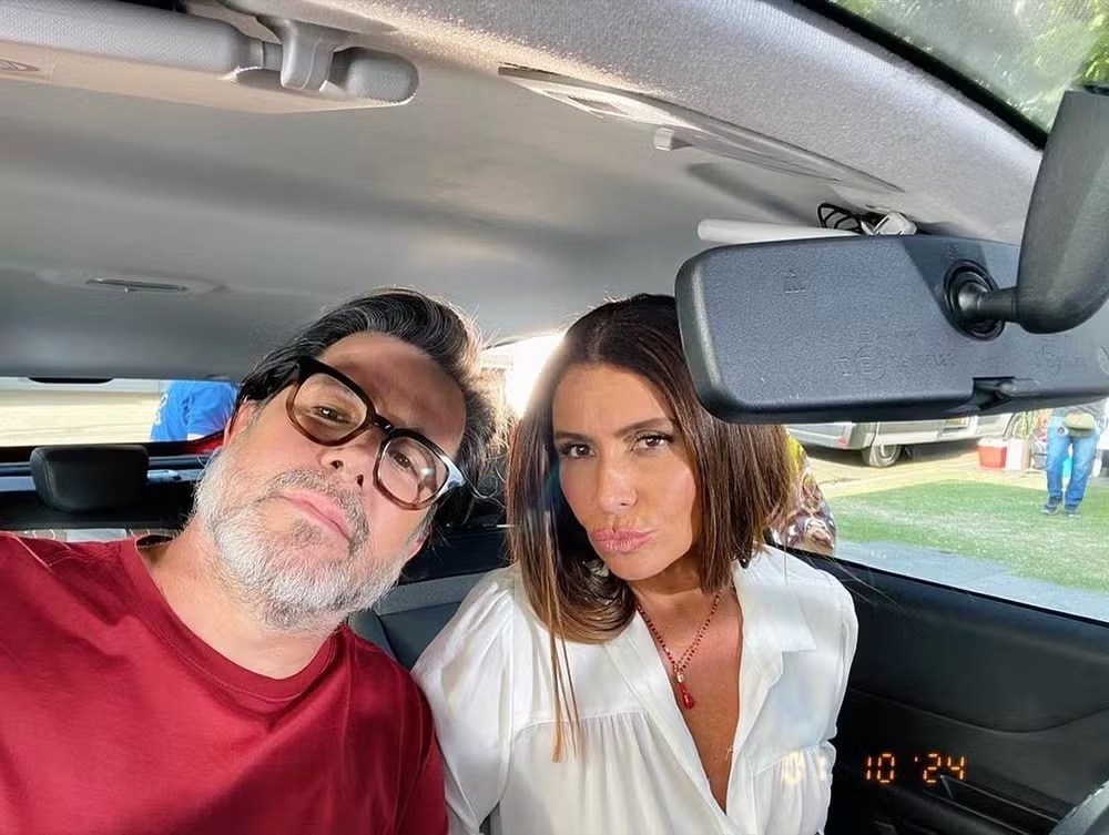 Murilo Benício e Giovanna Antonelli surgem juntos e fãs reagem: 'Lucas e Jade 23 anos depois'