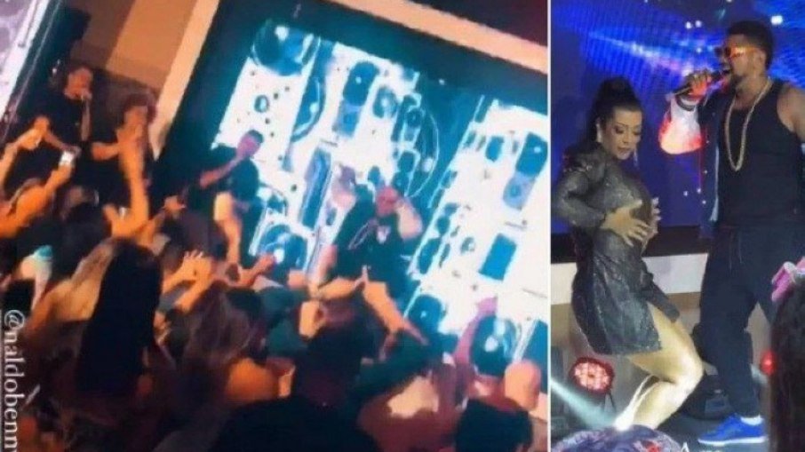 Após Belo, Naldo Benny também faz show com aglomeração no RJ