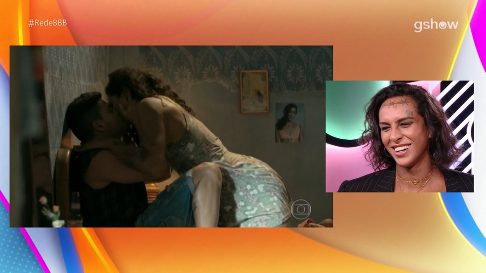 Lina comenta beijo em Arthur Aguiar na série 'Segunda Chamada'