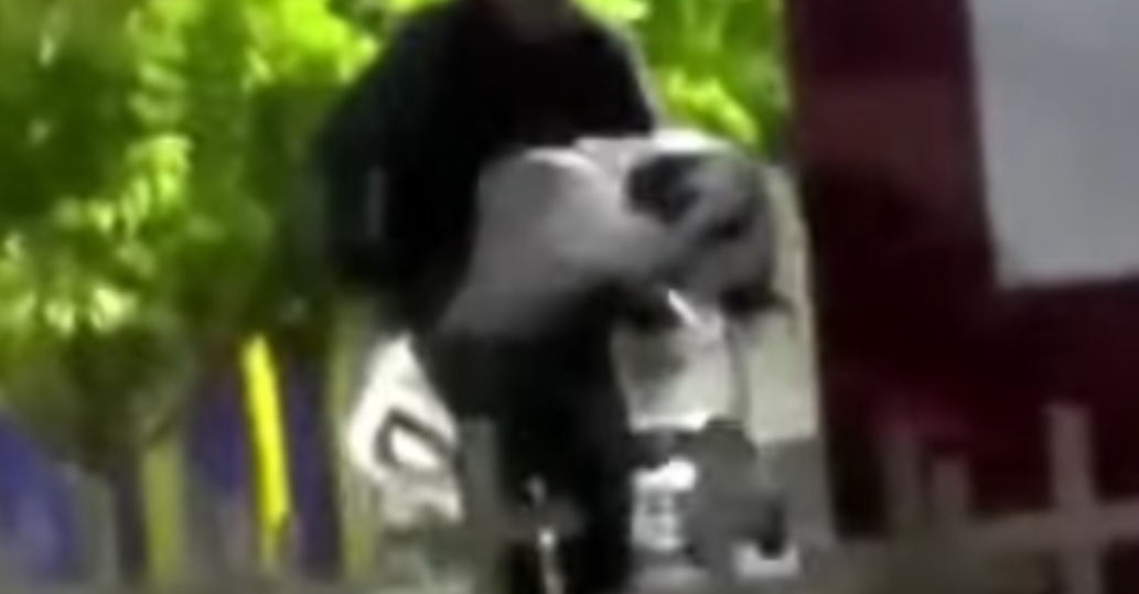 Homem é flagrado pisando em cruzes que homenageavam vítimas da covid-19