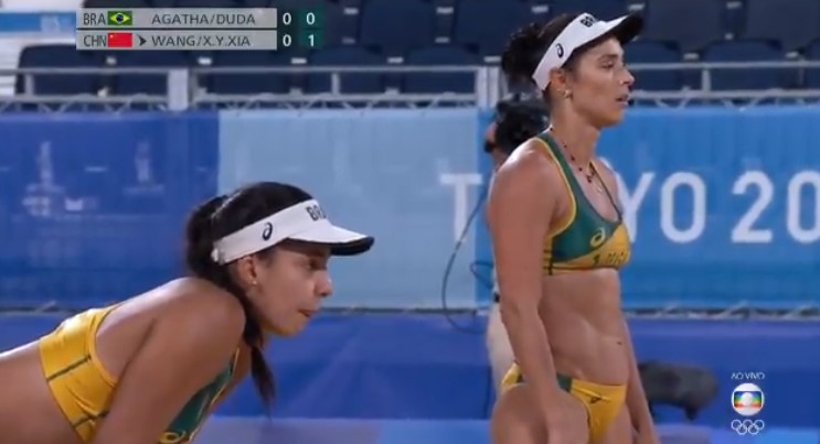 Agatha e Duda perdem para chinesas no vôlei de praia nas Olimpíadas