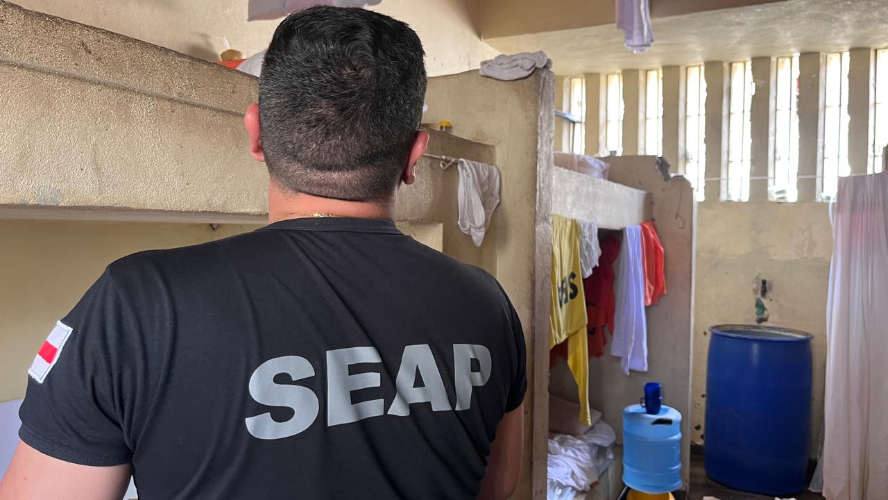 Seap faz fiscalização de presídio no Puraquequara após morte de detento