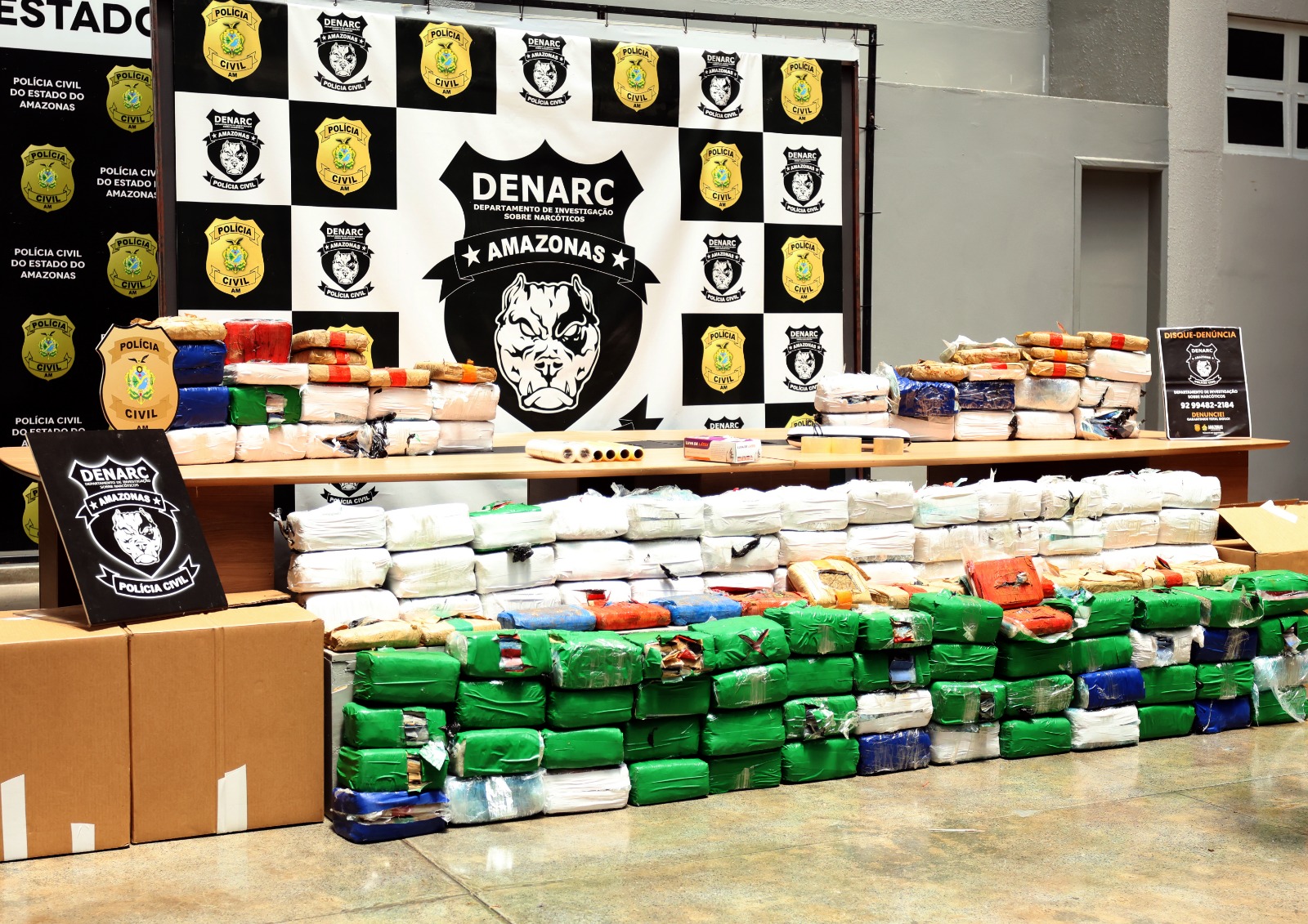 Homem é preso em Manaus com R$ 6 milhões em skunk que seria enviado para a Europa