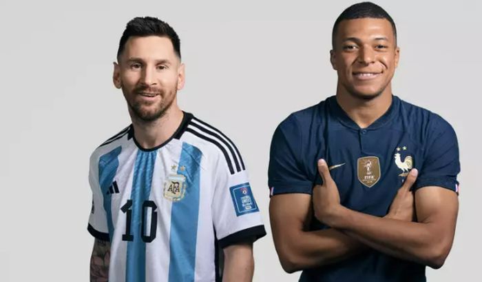 Final vê duelo de números e façanhas Messi x Mbappé