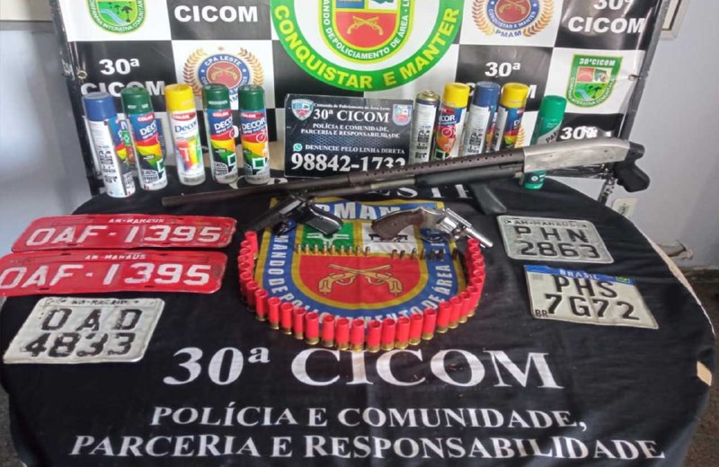 Polícia prende 16 pessoas e recupera seis veículos roubados em Manaus