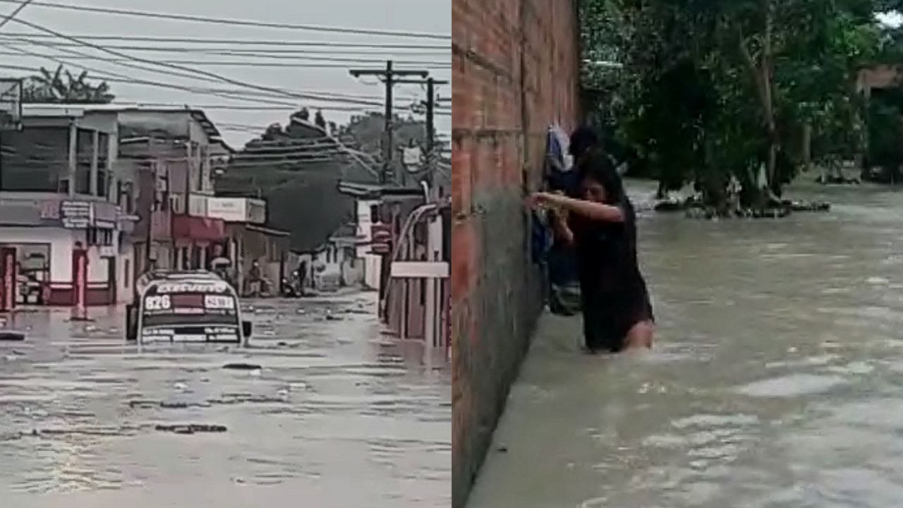 De desabamentos a alagações, 17 ocorrências são registradas durante a chuva em Manaus