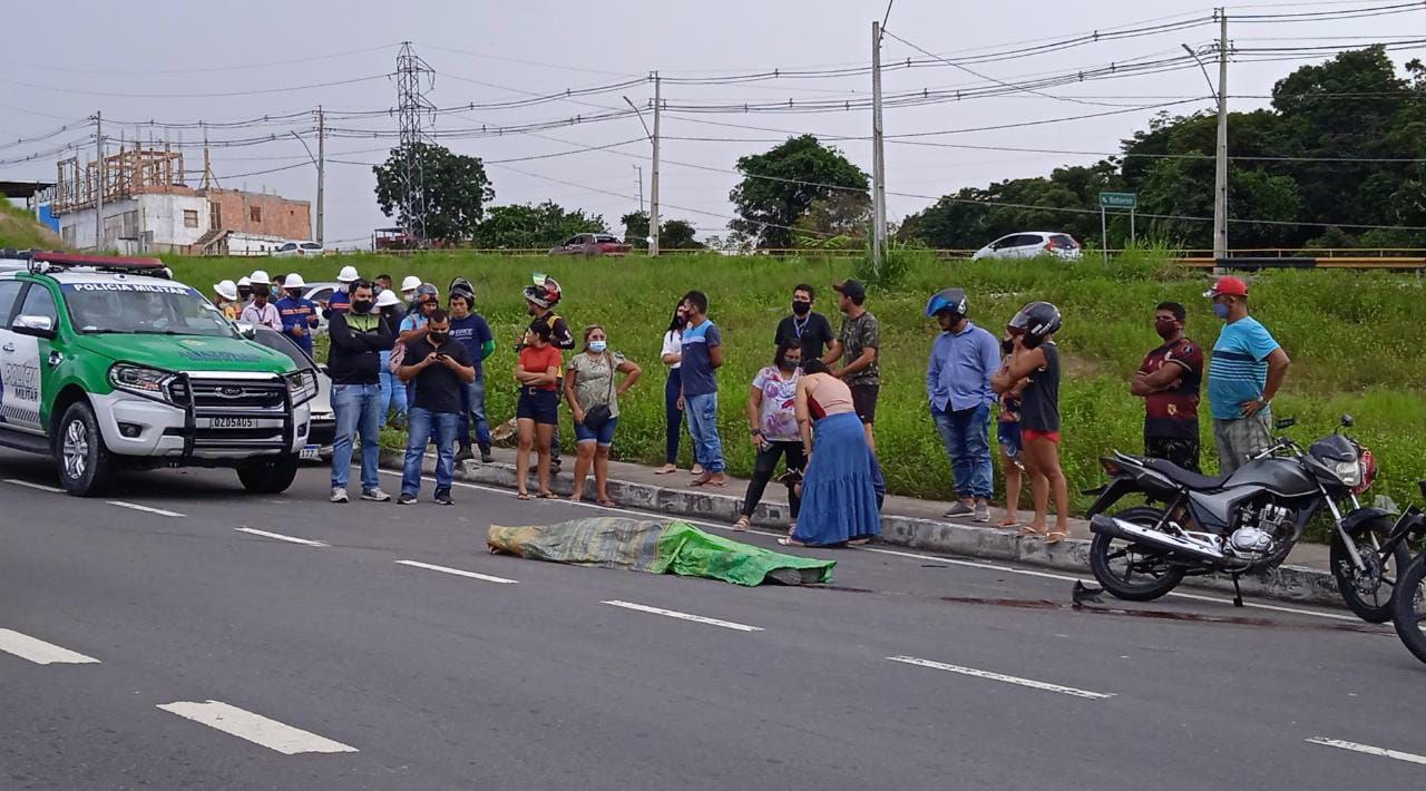 Trabalhador morre em acidente enquanto voltava para casa em Manaus