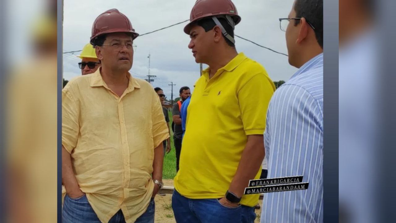 Eduardo Braga dá ordem de serviço de recapeamento em Parintins, no Amazonas