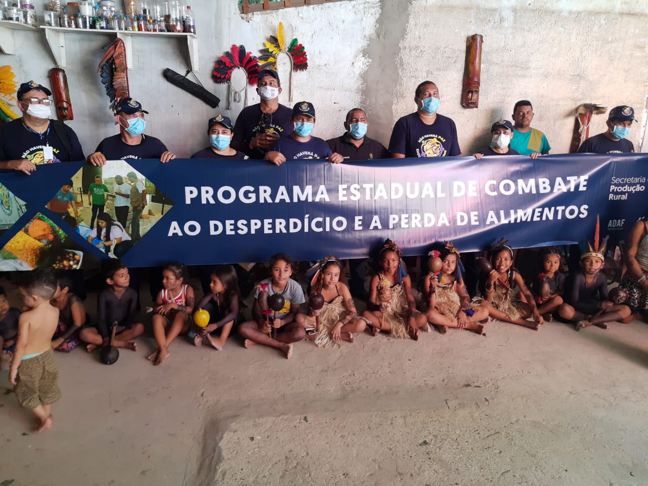 Aldeia Tupinambá em Manaus recebe doação de 1 tonelada de alimentos 