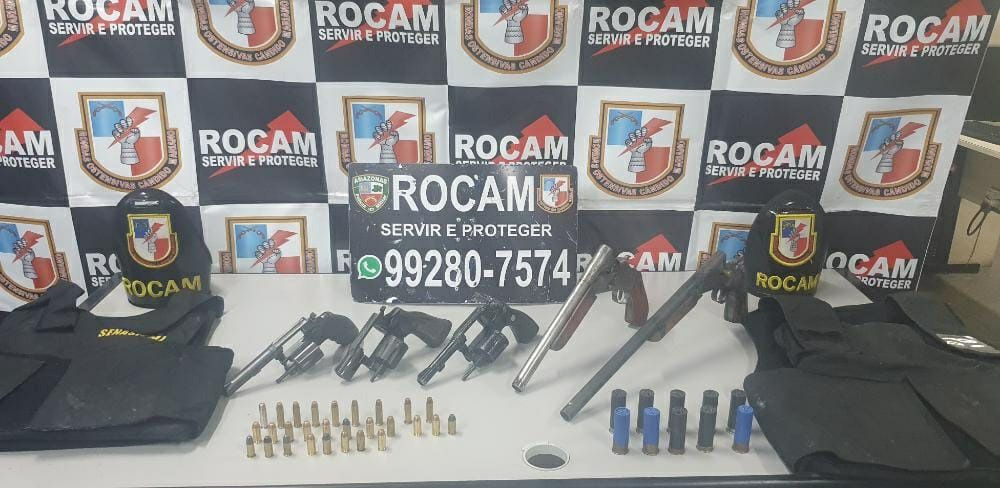 Grupo armado é preso quando se preparava para fazer crimes em Manaus