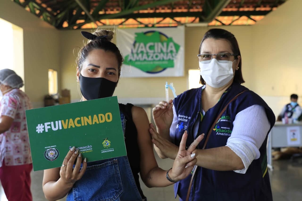 Amazonas aplicou 4,5 milhões de doses da vacina contra a Covid até este sábado