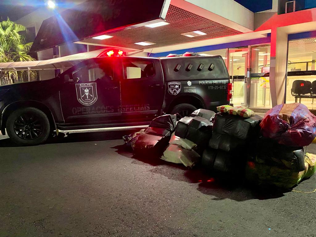 Drogas apreendidas com colombianos no Amazonas estão avaliadas em R$ 12 milhões