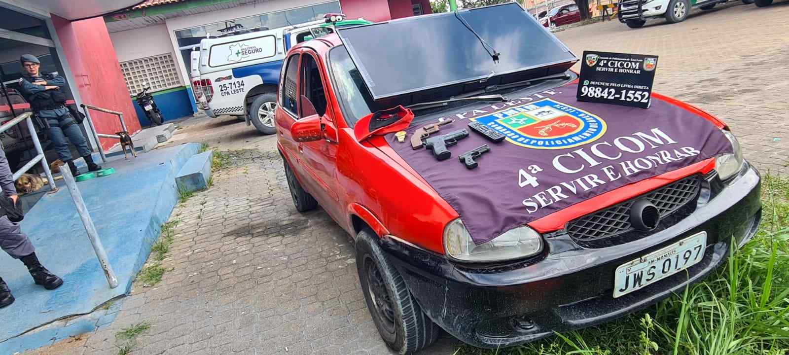 Dupla é presa após assaltar casa e agredir mulher em Manaus