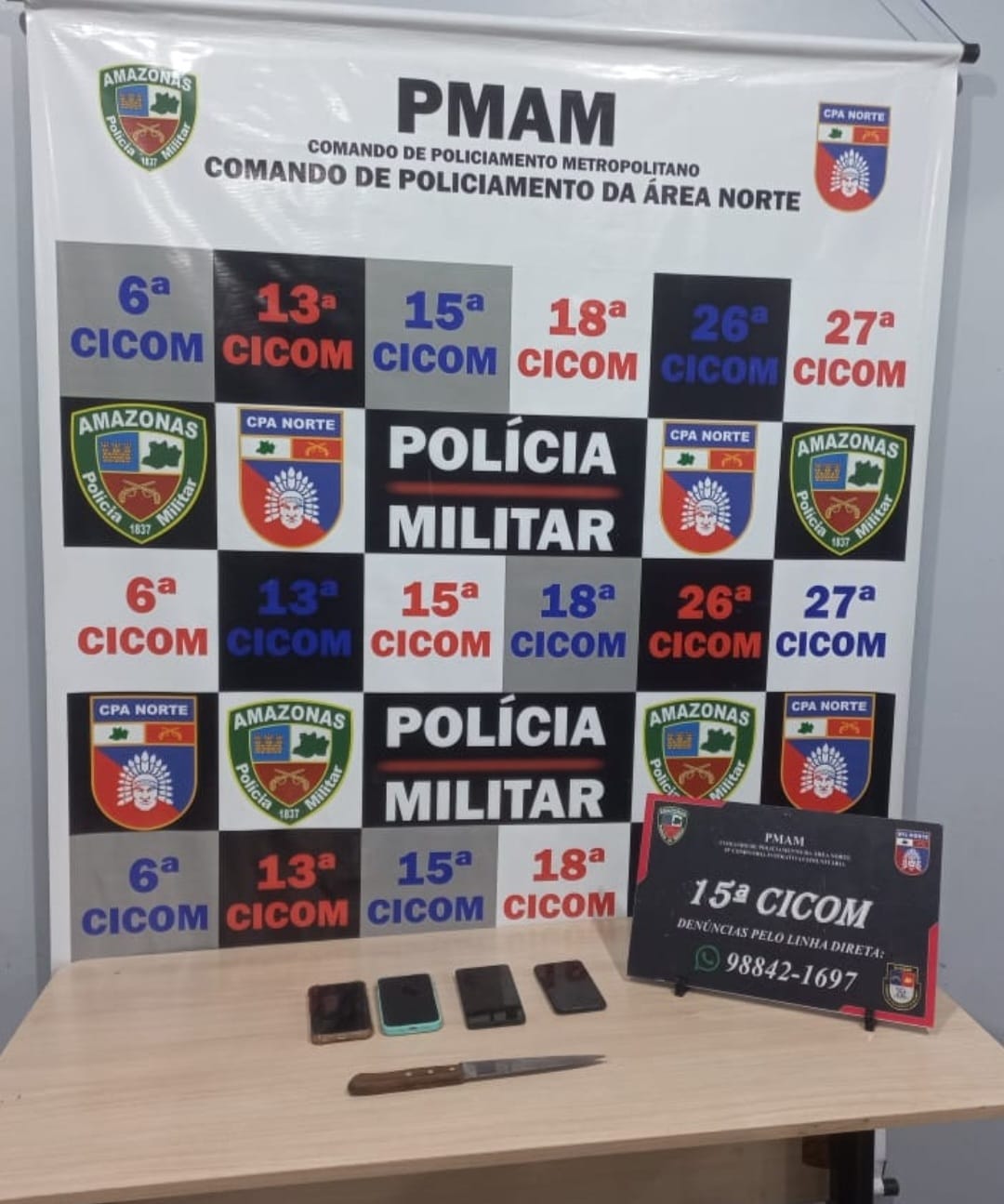 Homem é preso em flagrante por roubar celulares em Manaus