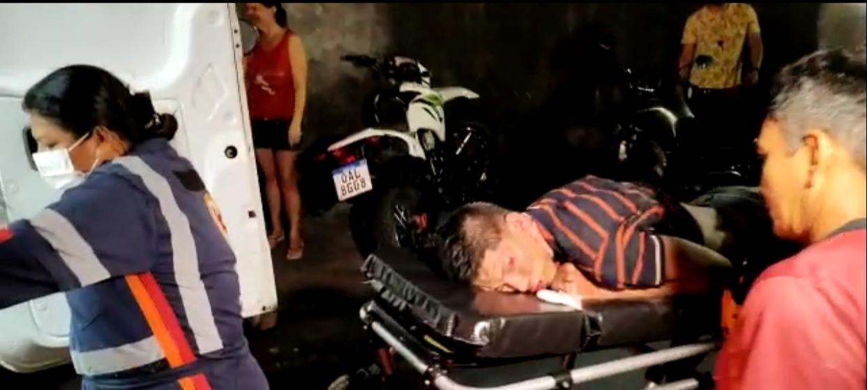 Suspeito de realizar arrastão é baleado e espancado por populares em Manaus