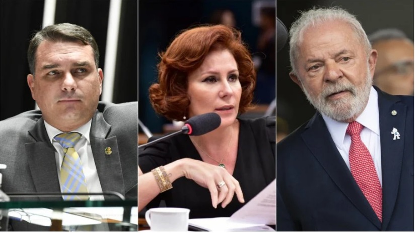 Flávio Bolsonaro e Carla Zambelli são multados pelo TSE por notícia falsa contra Lula