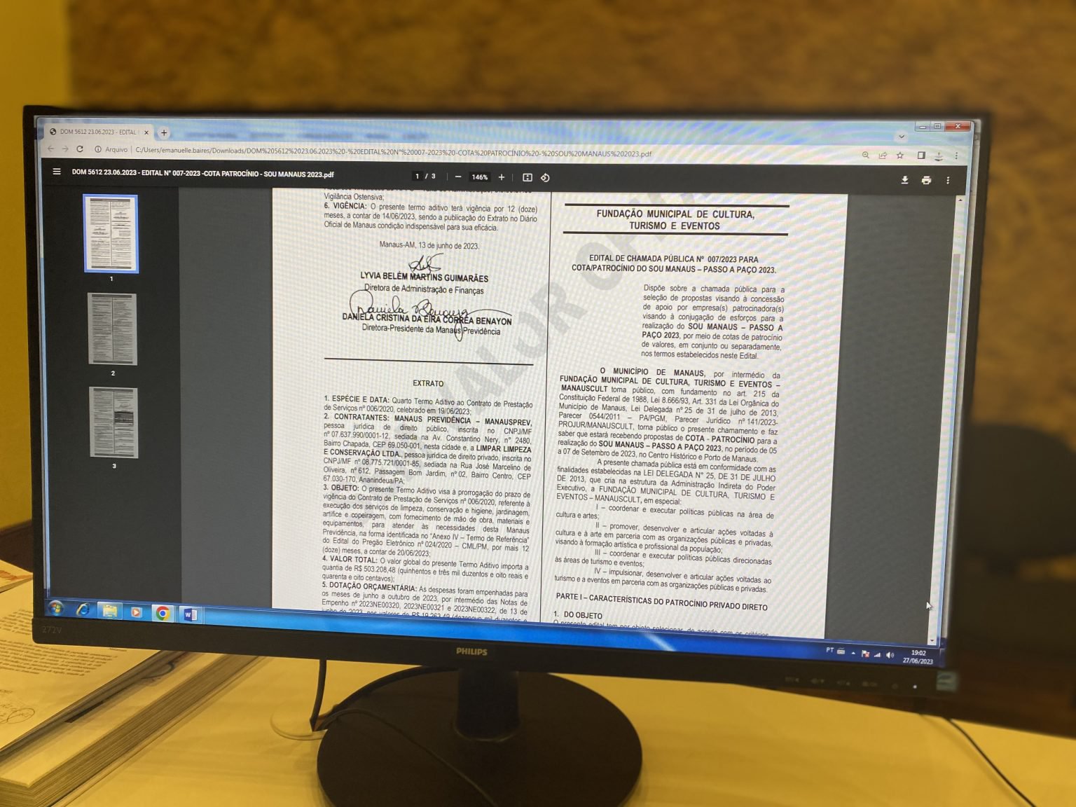 Prefeitura lança edital para cota de patrocínio para o Passo a Paço em Manaus