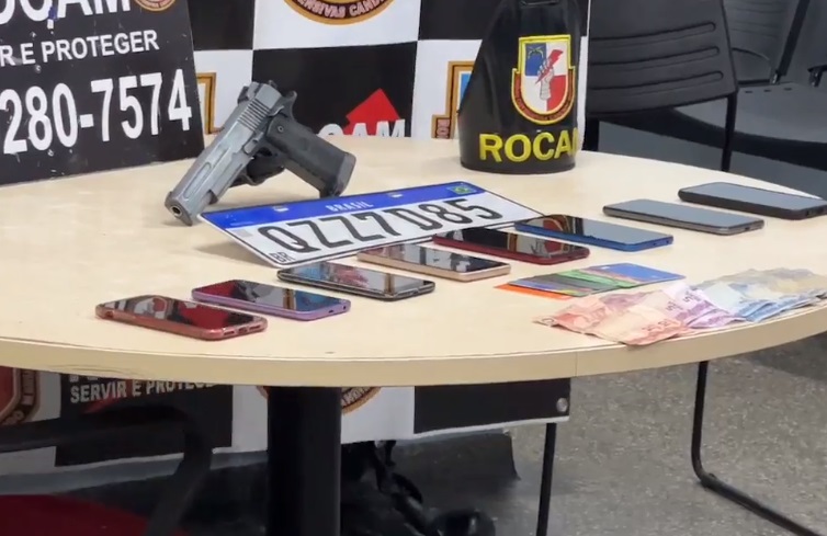 Assaltantes são presos após arrastão em Manaus