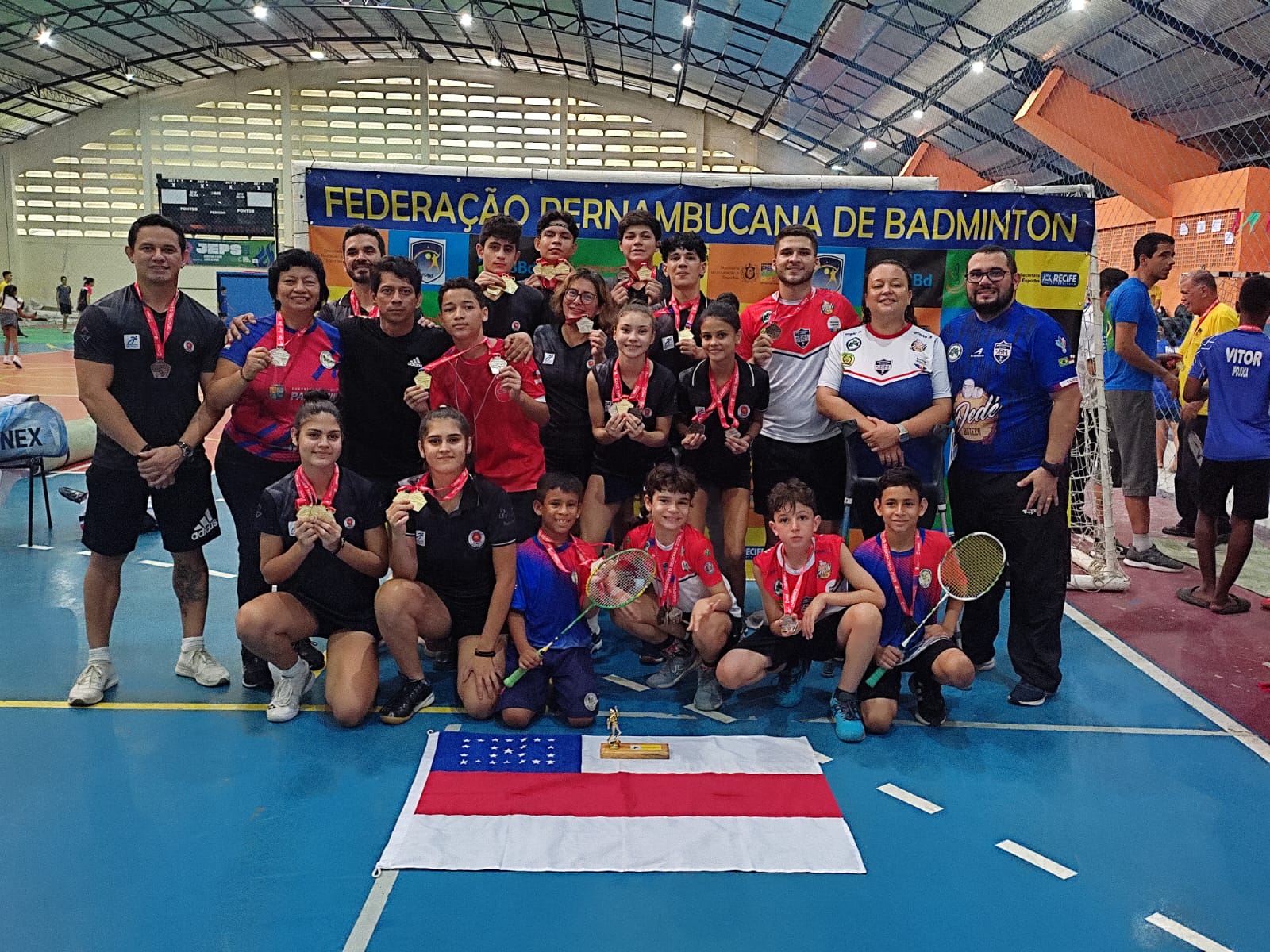 Delegação amazonense de badminton retorna de campeonato com recorde de medalhas